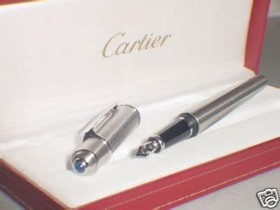 New Cartier Stylo Diabolo Platinum Finish Fountain Pen ST180026